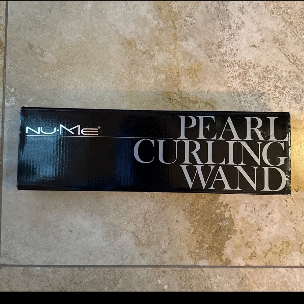 NuMe Professional Bubble Curling Iron with glove